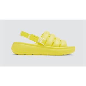 UGG Women’s Bright Yellow Padded Backstrap Sandals